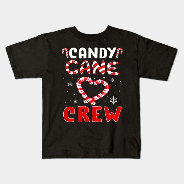 Candy Cane Crew Ugly Sweater Matching Family Christmas Kids T-Shirt by Dunnhlpp